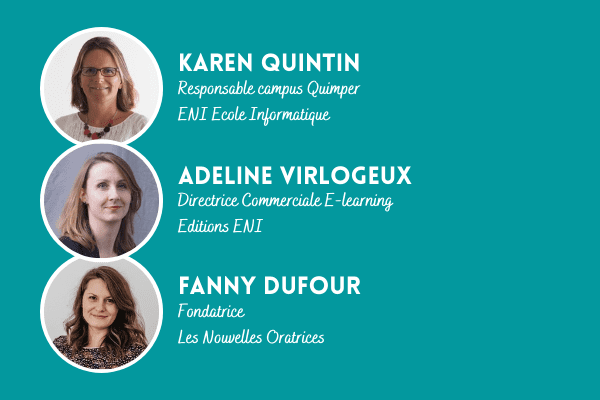 Fanny Dufour, Adeline Virlogeux et Karen Quintin
