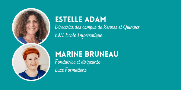 Marine Bruneau et Estelle Adam